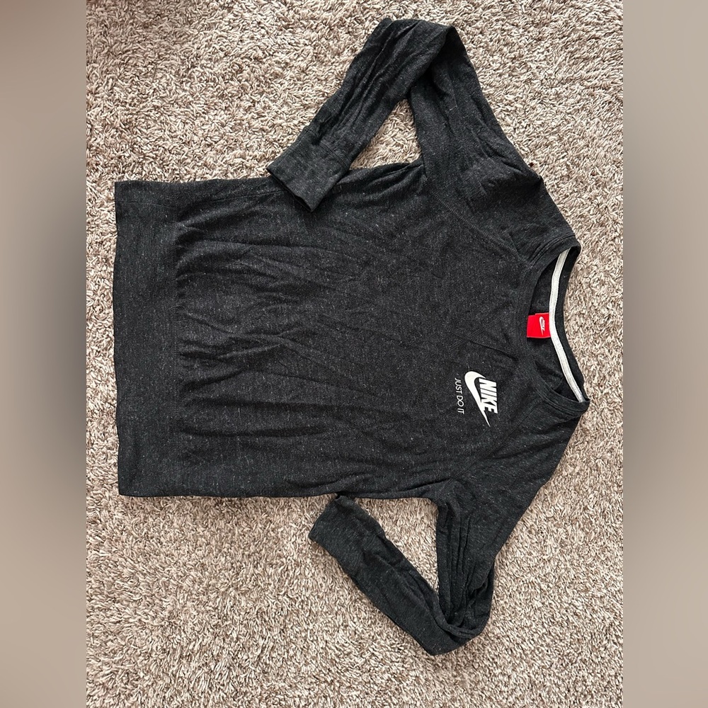 Nike Charcoal Crew Neck Shirt
